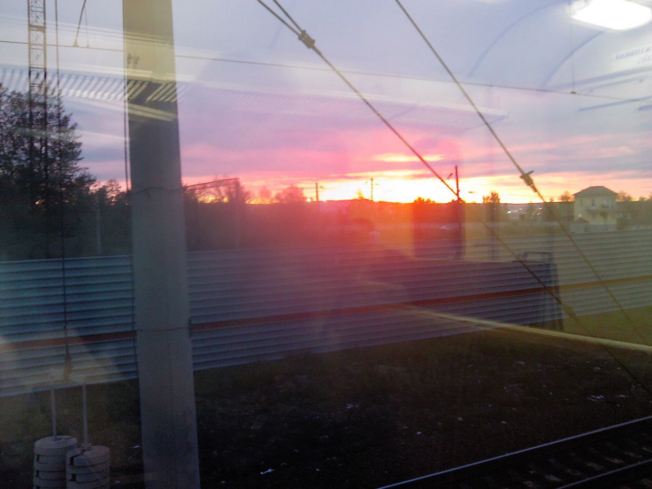 Солнце за горизонтом